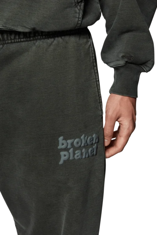 Broken Planet Basic Wide Leg Sweatpants Black - Image 3