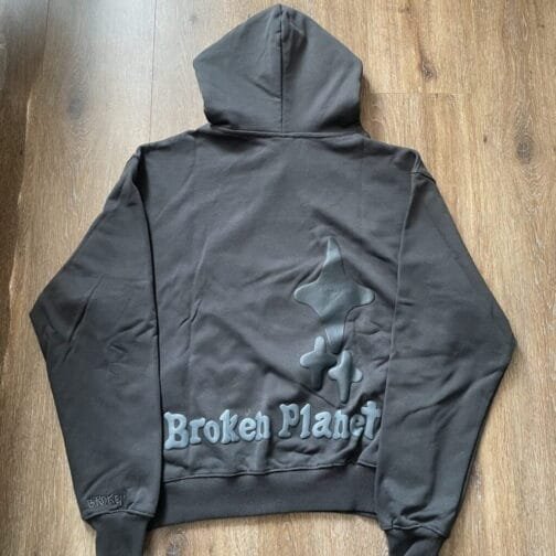 Grey Broken Planet Hoodie