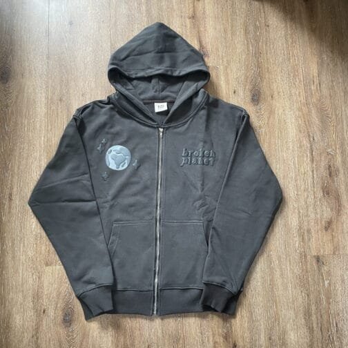 Broken Planet Hoodie Zip Up - Image 2