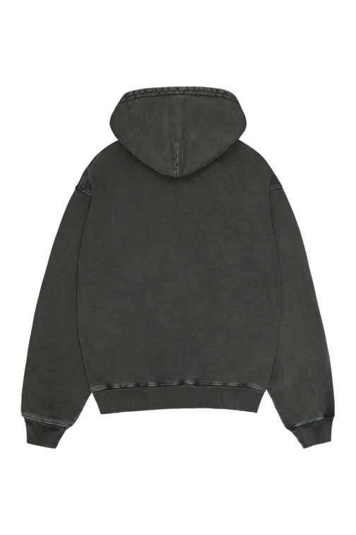 Broken Planet Washed Soot Hoodie - Black - Image 2