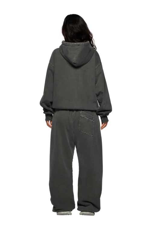 Broken Planet Basic Wide Leg Sweatpants Black - Image 8