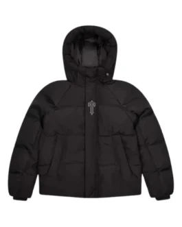 Trapstar Irongate Aw23 Hooded Puffer Jacket - Black