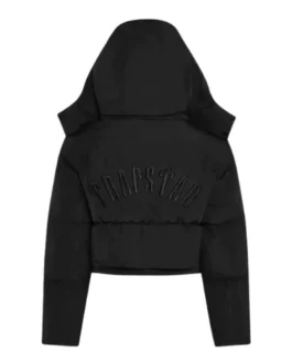 Trapstar Women's Irongate Aw23 Hooded Puffer Jacket - Blackout