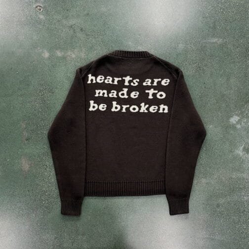 Broken Planet Skull Heart Sweater - Image 2